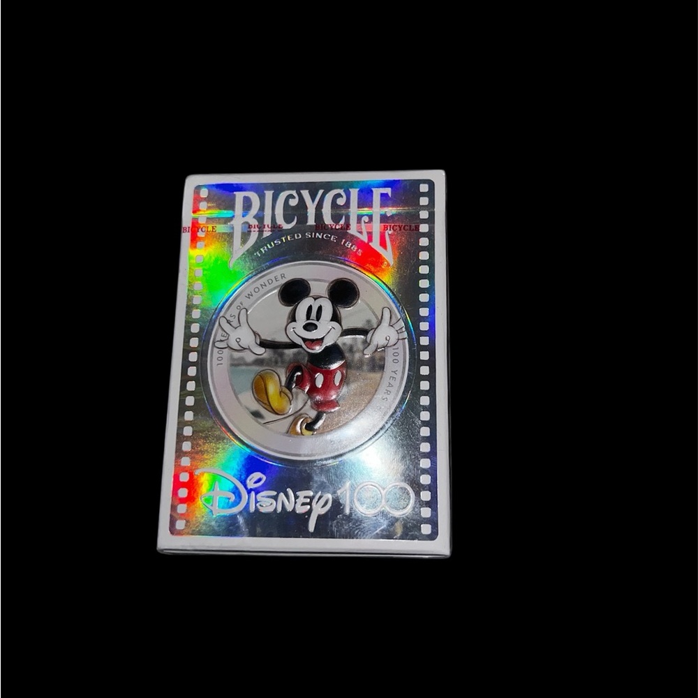 Disney 100 Playing Cards - Silver